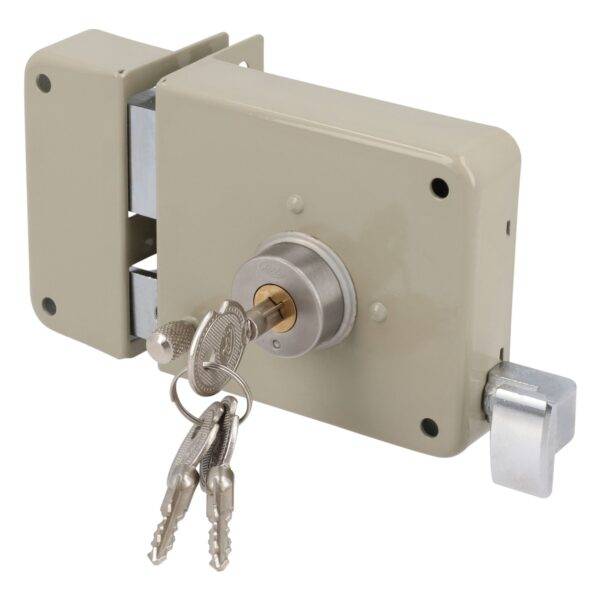 Cerradura de sobreponer función instala fácil, izquierda, llave tetra, blíster Lock