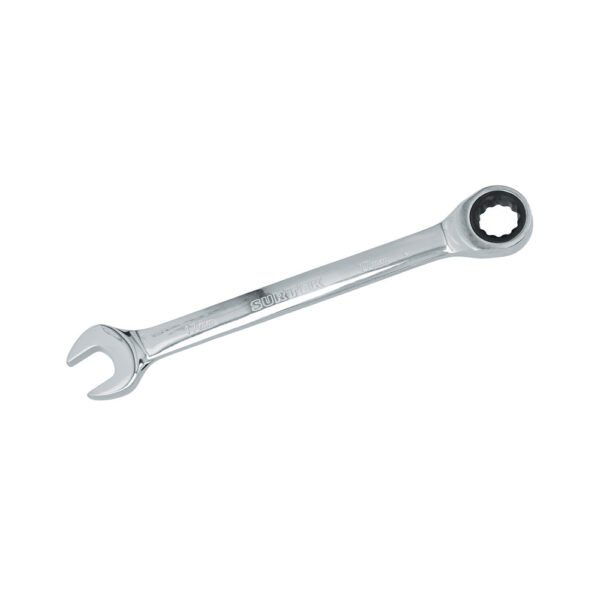 Llave combinada pulido espejo de matraca métrica, 12 puntas, 17mm Surtek