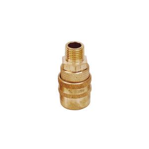 Cople de bronce de conexión rápida 1/4" NPT, macho Surtek