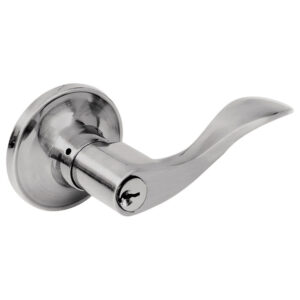 Cerradura clásica para puerta de aluminio función doble, blanco, llave estándar Lock