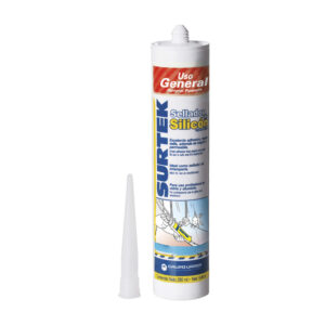 Silicón color negro, 280 ml Surtek