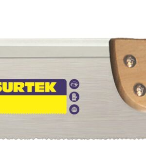 Serrucho con mango de madera de costilla de 14" Surtek