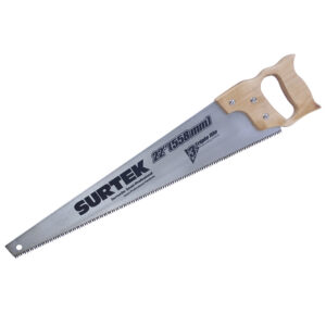 Serrucho triple filo con mango de madera de 22" Surtek