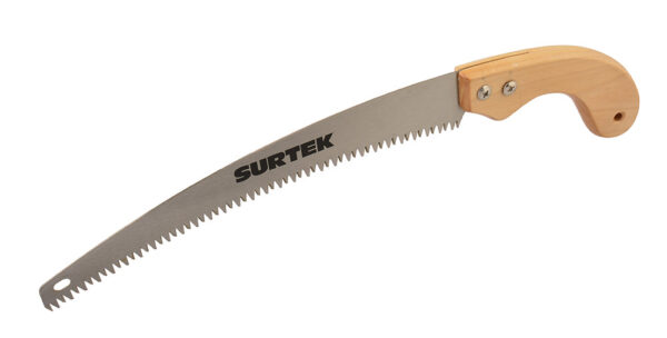 Serrucho de poda con mango de madera curvo 14" Surtek