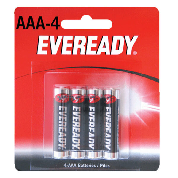Pila alcalina Eveready® "AAA", 4 piezas Surtek