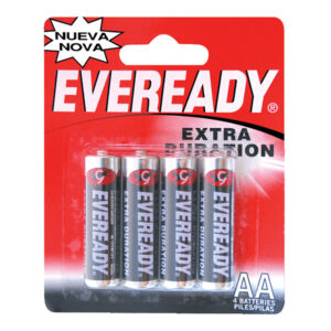 Pila alcalina Eveready® "AA", 4 piezas Surtek