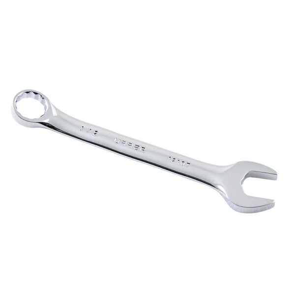 Llave combinada corta pulido espejo en pulgadas, 12 puntas, 1/2" Urrea