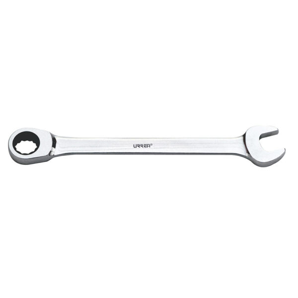 Llave combinada pulido espejo de matraca métrica, 12 puntas, 17 mm Urrea