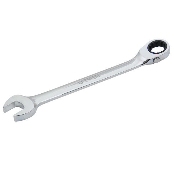 Llave combinada pulido espejo de matraca spline reversible en pulgadas, 11/16" Urrea