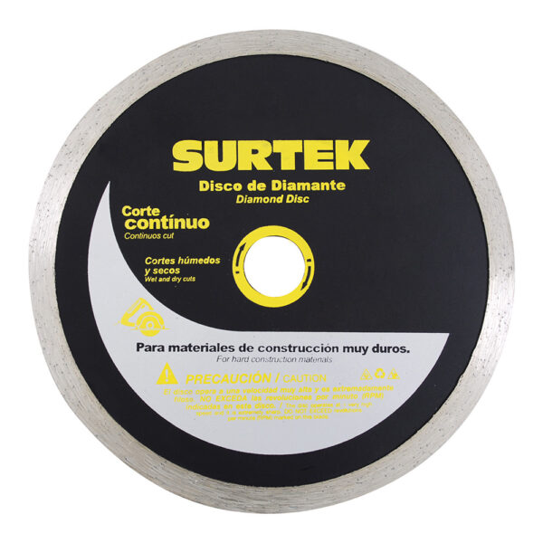 Disco de diamante continuo, 4-1/2" Surtek