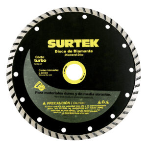 Disco de diamante turbo 4-1/2" Surtek
