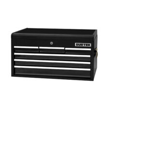 Gabinete superior color negro 6 gavetas 26" Surtek