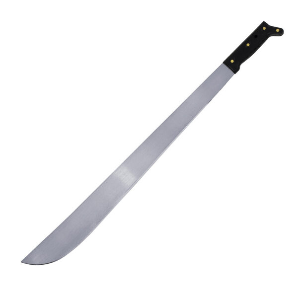 Machete troquelado con mango negro recto 20" Surtek