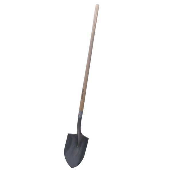 Pala con mango largo de madera con anillo crimpado, tipo irrigación Surtek