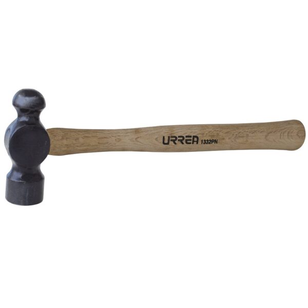 Martillo de bola black con mango de madera de 16", 24 oz Urrea