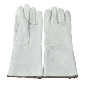 Guantes de carnaza con refuerzo en palma y puño largo unitalla Surtek