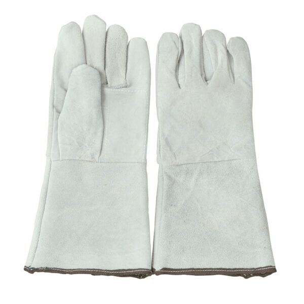 Guantes de carnaza con refuerzo en palma y puño largo unitalla Surtek