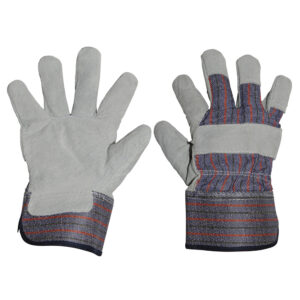 Guantes de carnaza y loneta unitalla Surtek