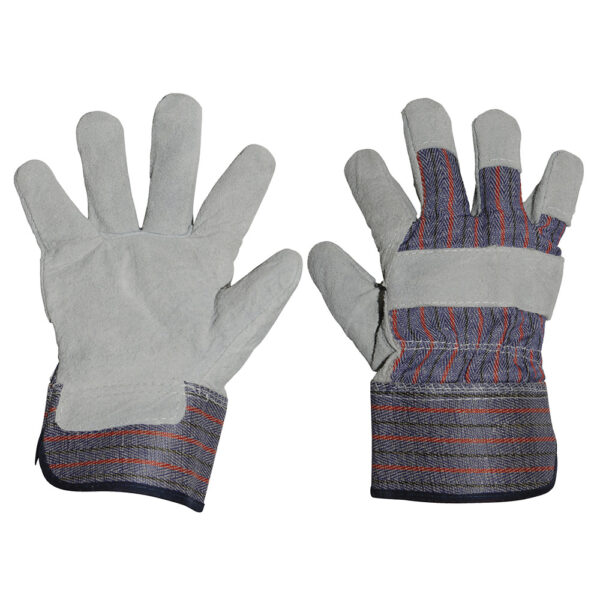 Guantes de carnaza y loneta unitalla Surtek