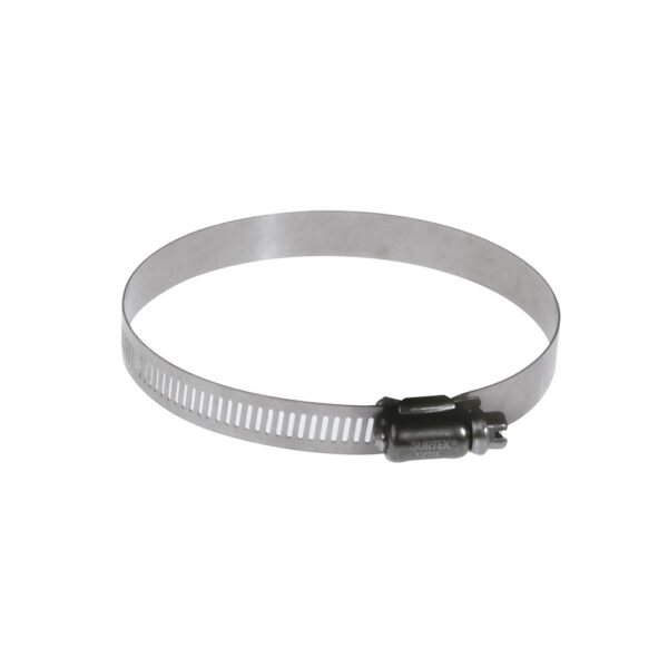 Abrazadera sin fin de acero inoxidable de 4-1/8" a 5" Surtek