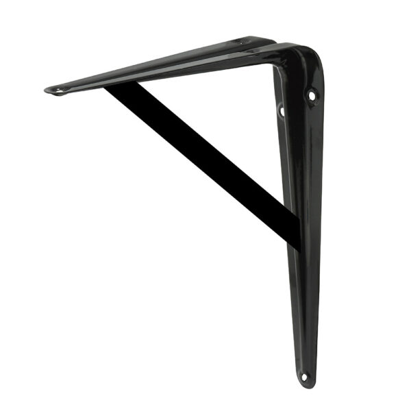 Ménsula con soporte color negro 13 x 20" Surtek
