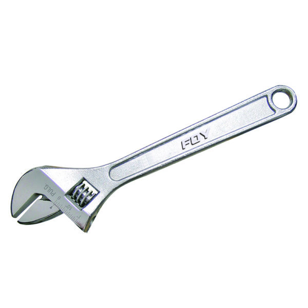 Llave ajustable cromada 12" Foy