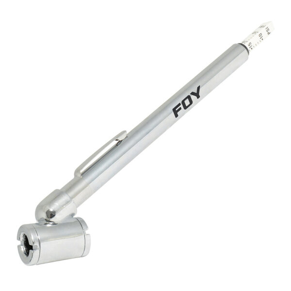 Gauge tipo lápiz de doble cabeza 60 PSI, 21 cm Foy