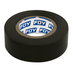 Cinta para aislar negra 19 mm x 9 m Foy