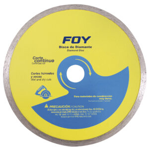 Disco de diamante continuo, 4-1/2" Foy