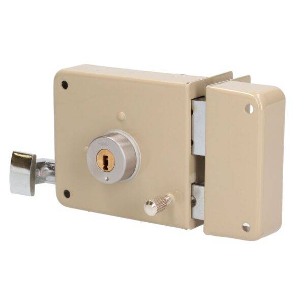 14CS_02 Cerradura de sobreponer función instala fácil, derecha, llave de puntos, blíster Lock