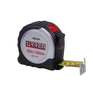 Flexómetro con carcasa de acero inoxidable 8 m x 30 mm Urrea