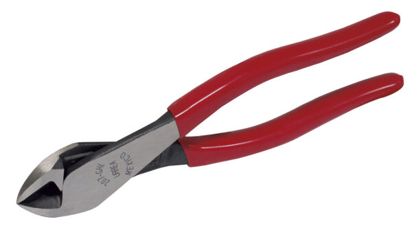 Pinza para electricista con mango rubber grip de 7-15/16" corte diagonal alta palanca Urrea