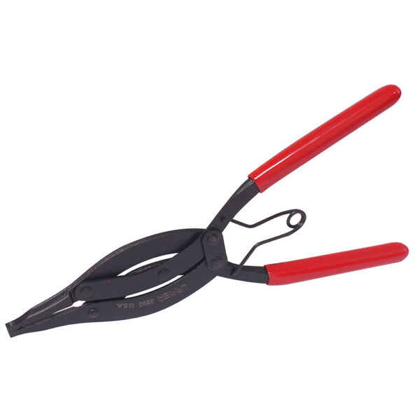 Pinza para anillos de retención con mango rubber grip quijadas paralelas 10" Urrea