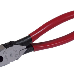 Pinza para electricista con mango rubber grip de 7-5/16" corte lateral Urrea