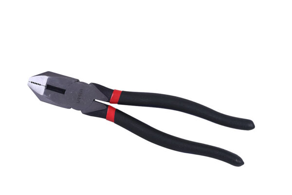 Pinza para electricista con mango rubber grip de 9" corte lateral Urrea