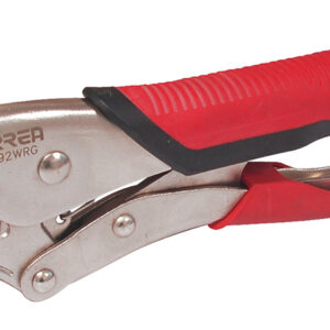 Pinza de presión con mango bimaterial de 10" quijada curva Urrea