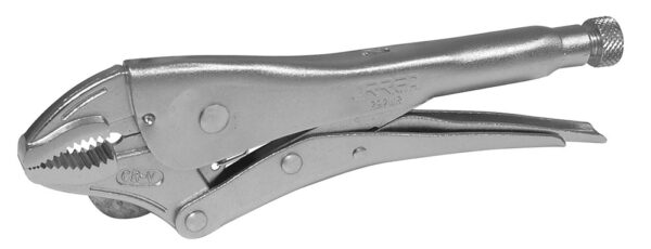 Pinza de presión de 7" quijada curva con corta alambre Urrea
