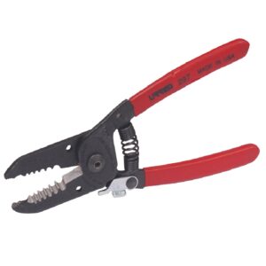 Pinza pelacable con mango air cushion 10-20 AWG de 6-3/4" alta palanca con seguro Urrea