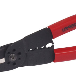 Pinza pelacable con mango air cushion 10-22 AWG de 8-1/4" poncha terminales Urrea