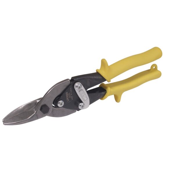 Tijera para hojalatero tipo aviación recta con mango rubber grip, 10" Urrea