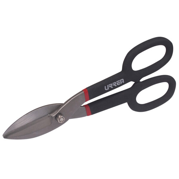 Tijera para hojalatero con mango rubber grip 10" Urrea