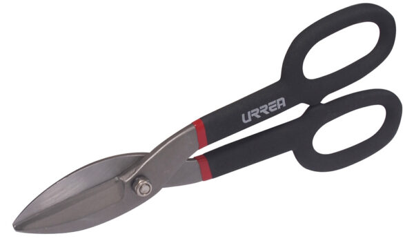 Tijera para hojalatero con mango rubber grip 14" Urrea