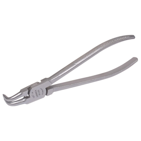 Pinza para anillos de retención con mango rubber grip forjadas tipo interno ángulo de 90° Urrea