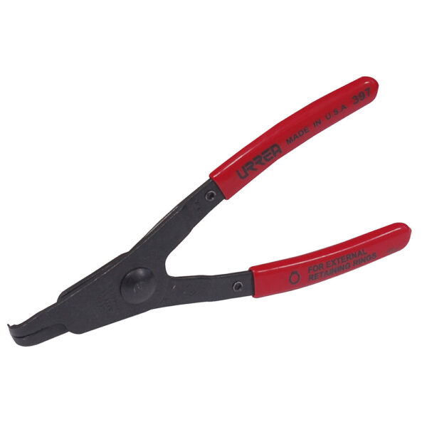 Pinza para anillos de retención con mango rubber grip fijas tipo externo ángulo de 90° Urrea