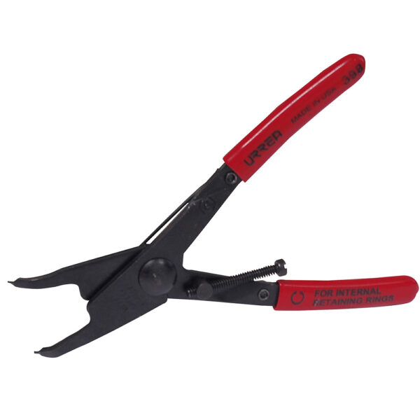 Pinza para anillos de retención con mango rubber grip fijas tipo interno ángulo de 90° Urrea