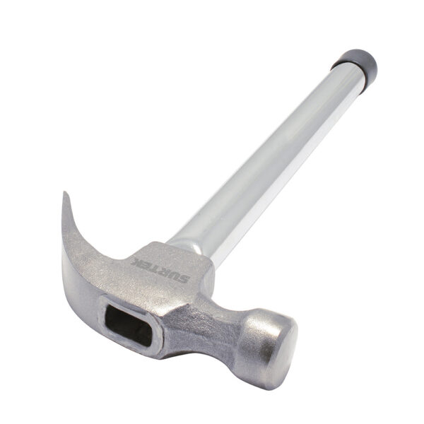 Martillo de uña curva con mango tubular de 13", 16 oz Surtek