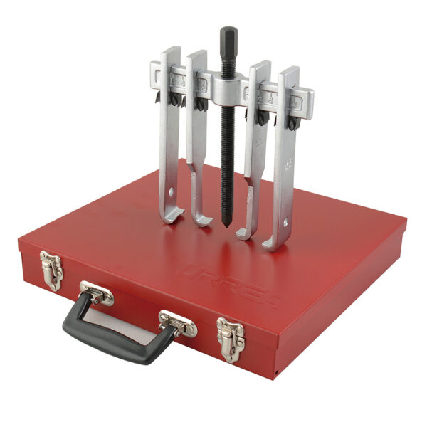 Extractor quijada recta tipo "A" 6 ton, 11 piezas en caja metálica Urrea