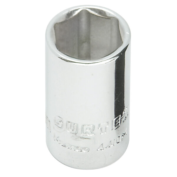 Dado cuadro de 1/4", 6 puntas, métrico, 10 mm Surtek