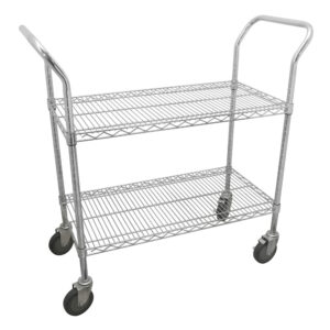 Carro utilitario de alambre 2 niveles 36" x 24" Urrea