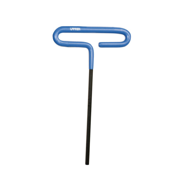 Llave hexagonal corta tipo "T" mango de vinil, métrica, 4 mm Urrea